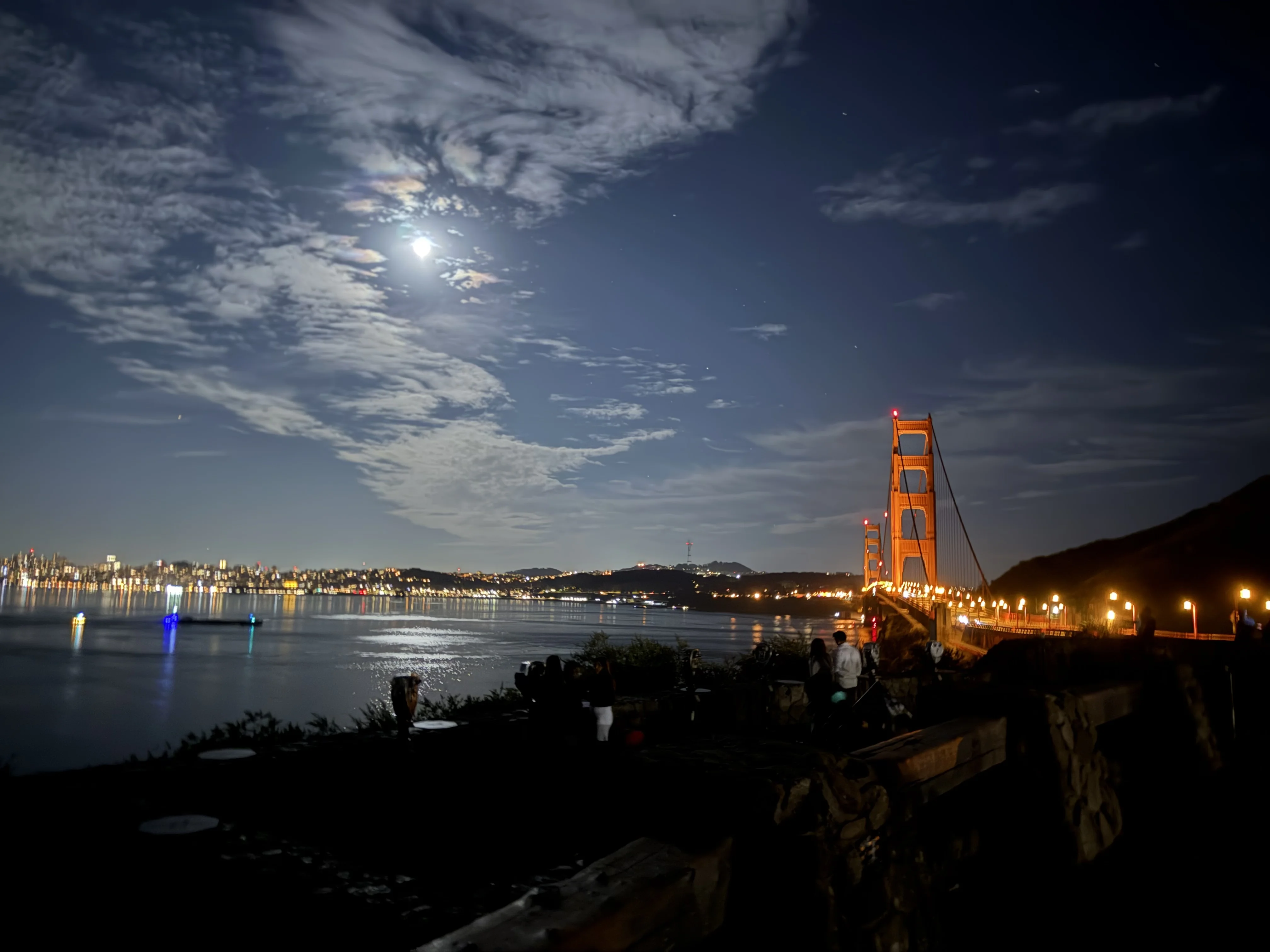 Golden Gate Bridge North Vista Point, Sausalito, California. April 2026
